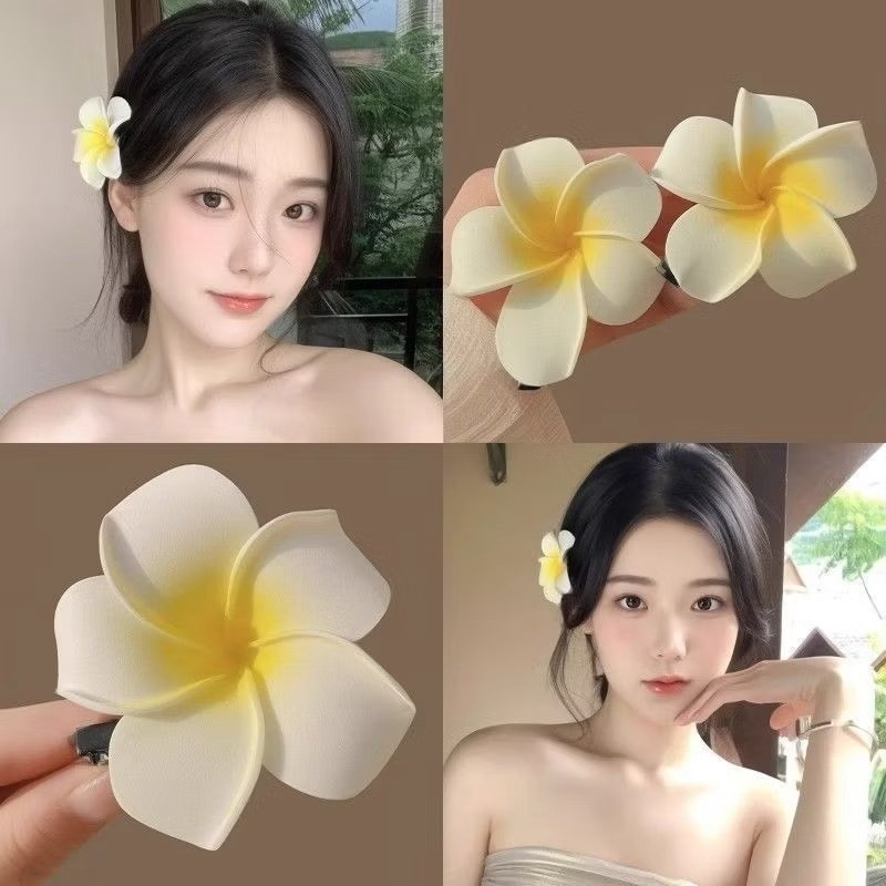 F202 กิ๊บติดผม ลายดอกลีลาวดี น่ารัก เครื่องประดับผม สไตล์ปิ่นปักผมเกาหลี สำหรับผู้หญิง