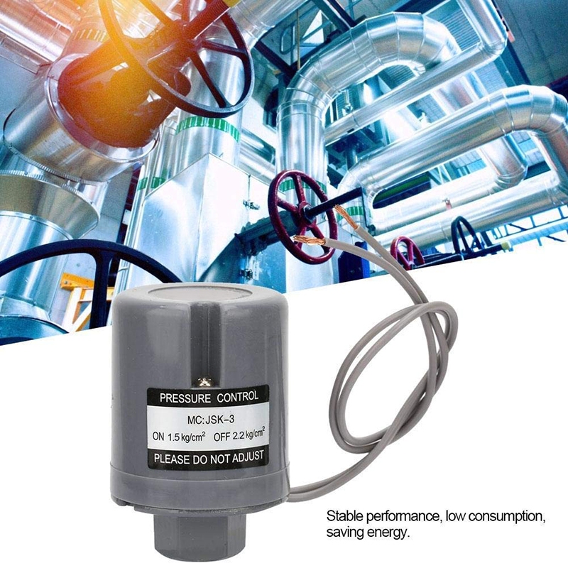 ตัวควบคุมแรงดันน้ำอัตโนมัติ สำหรับปั๊มน้ำ  ใช้กับปั๊มหลายรุ่น ขนาด 1/4 นิ้ว 3/8 นิ้ว มีหลายแรงดัน