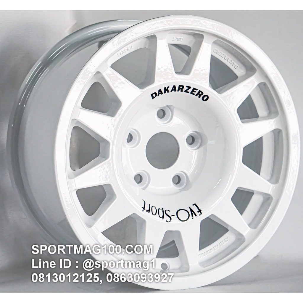 ล้อแม็กซ์ Kspeed EVO Cross 2502 ขอบ15นิ้ว 5รู114 สีขาว กว้าง7.5นิ้ว Offset15 [19270]