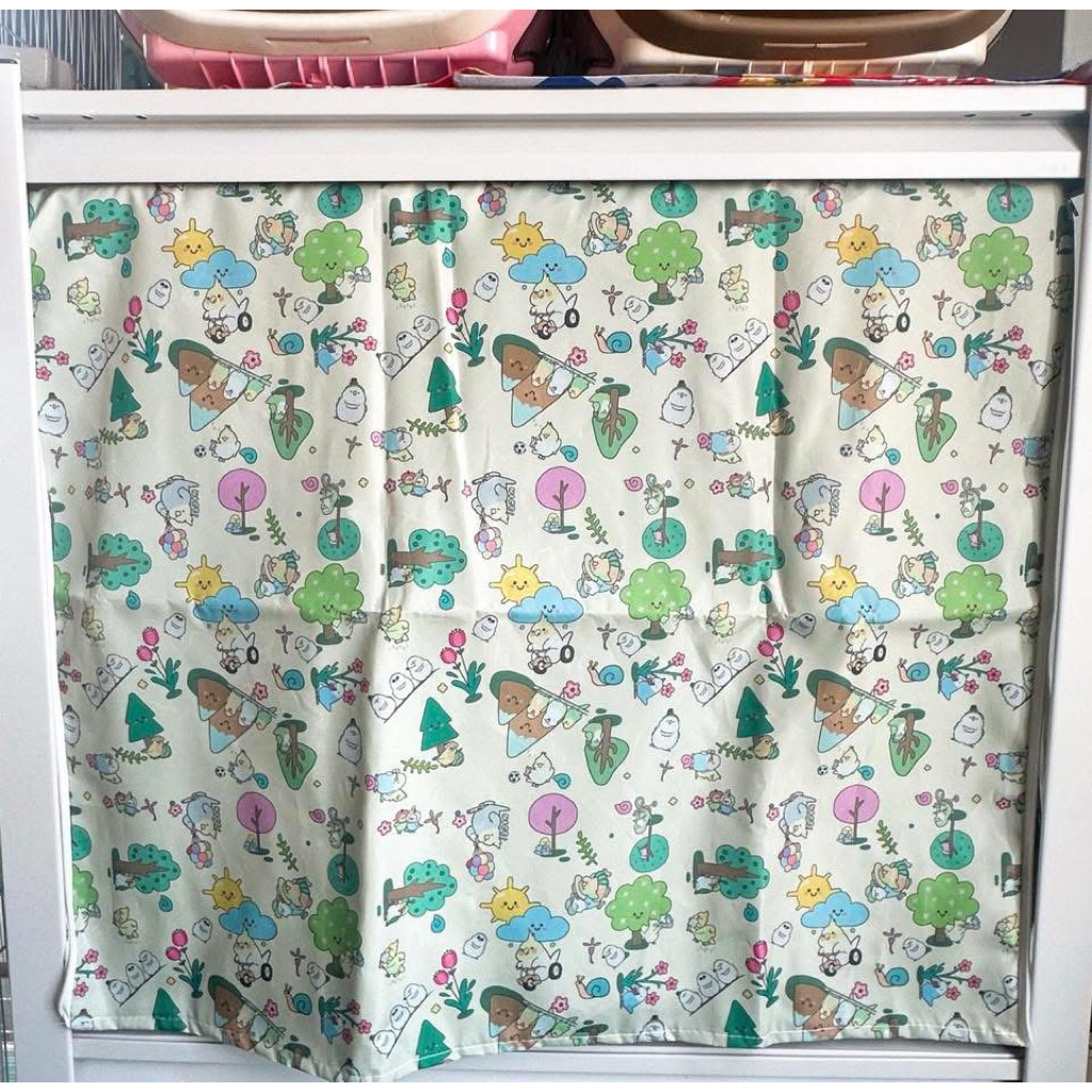 ผ้าคลุมกรงนก Dayang กันแสง กันลม มีช่องเปิด-ปิด