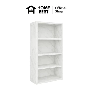 [ ซื้อ 1 แถม 1 ] Home Best ชั้นวางของ 4 ชั้น ชั้นวางอเนกประสงค์ ชั้นวางหนังสือ ดีไซน์ทันสมัย