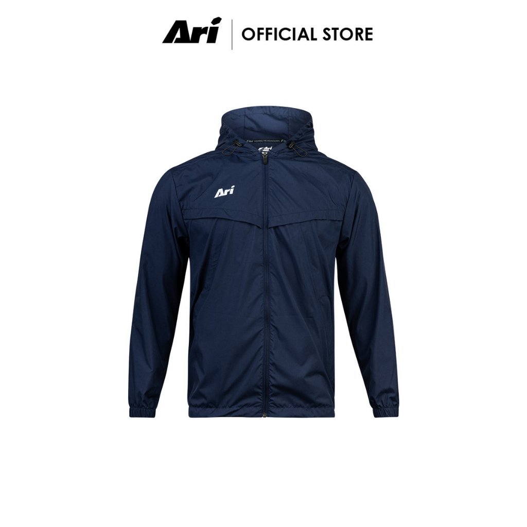 ARI ESSENTIAL WINDBREAKER JACKET - NAVY (AAP2546-03) เสื้อกันลม อาริ สีกรมท่า