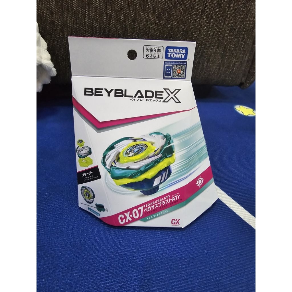 พร้อมส่ง โค้ดครบ : CX-07 : Stater Pegasus Blast  [ST25][Lot HK] ของแท้  💯%[Bey Blade X Takara TOMY]