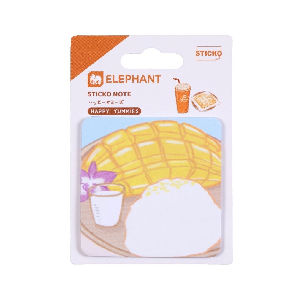 Elephant กระดาษโน๊ตกาวในตัว แฟนซี Sticko Notes 