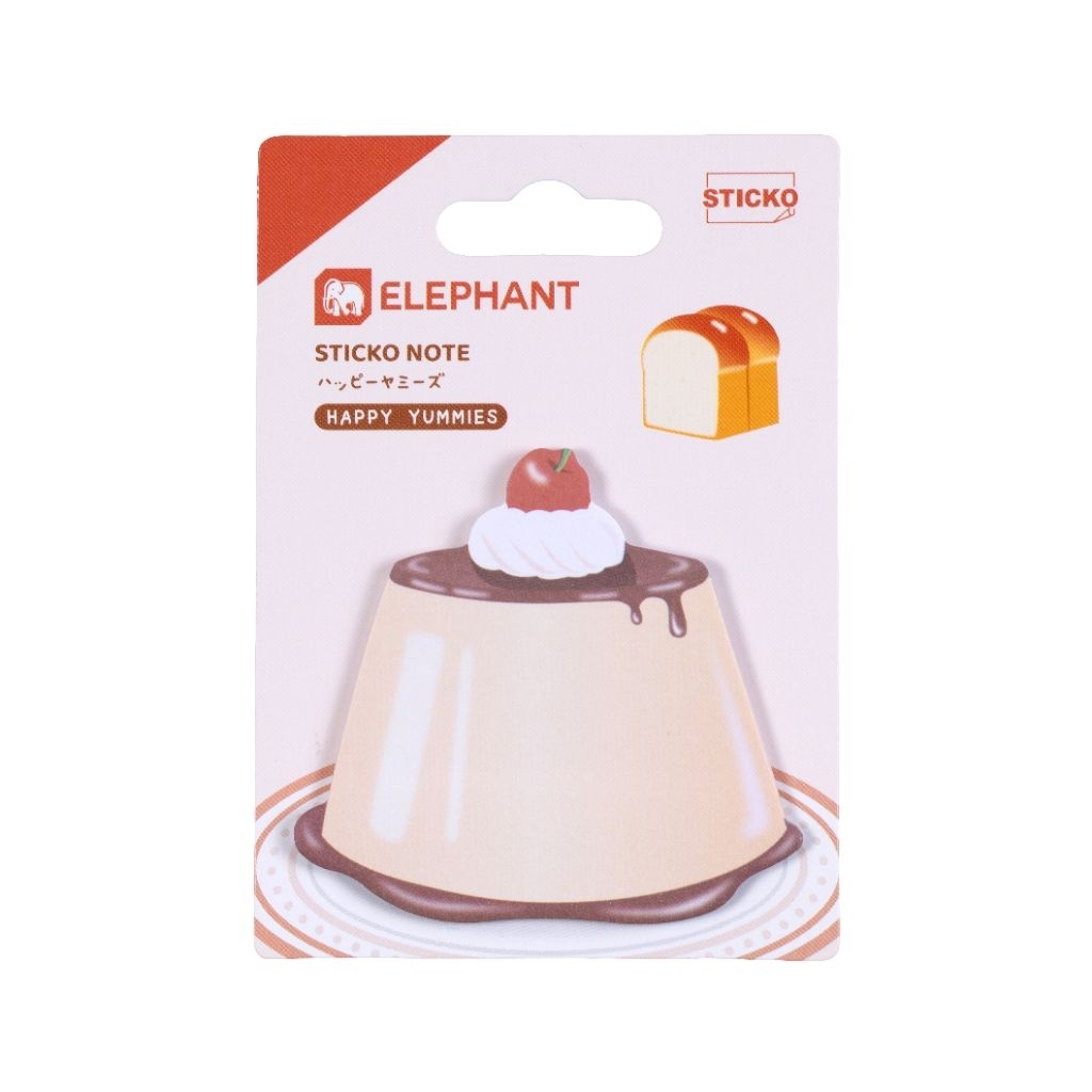 Elephant กระดาษโน๊ตกาวในตัว แฟนซี Sticko Notes 