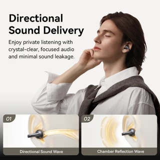 Baseus หูฟังบลูทูธไร้สาย รุ่น Bowie MC1, MC1 Pro Open-Ear True Wireless Earbuds