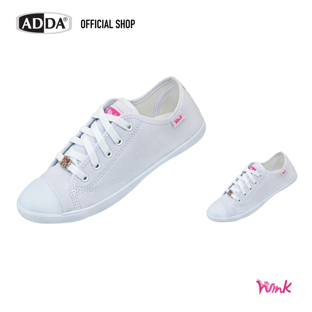 ADDA WINK สวยวิ๊ง เบาเว่ออ รองเท้านักเรียน สีขาว เด็กผู้หญิง รุ่น 41H20  (ไซส์ 31 - 40) thumbnail 3