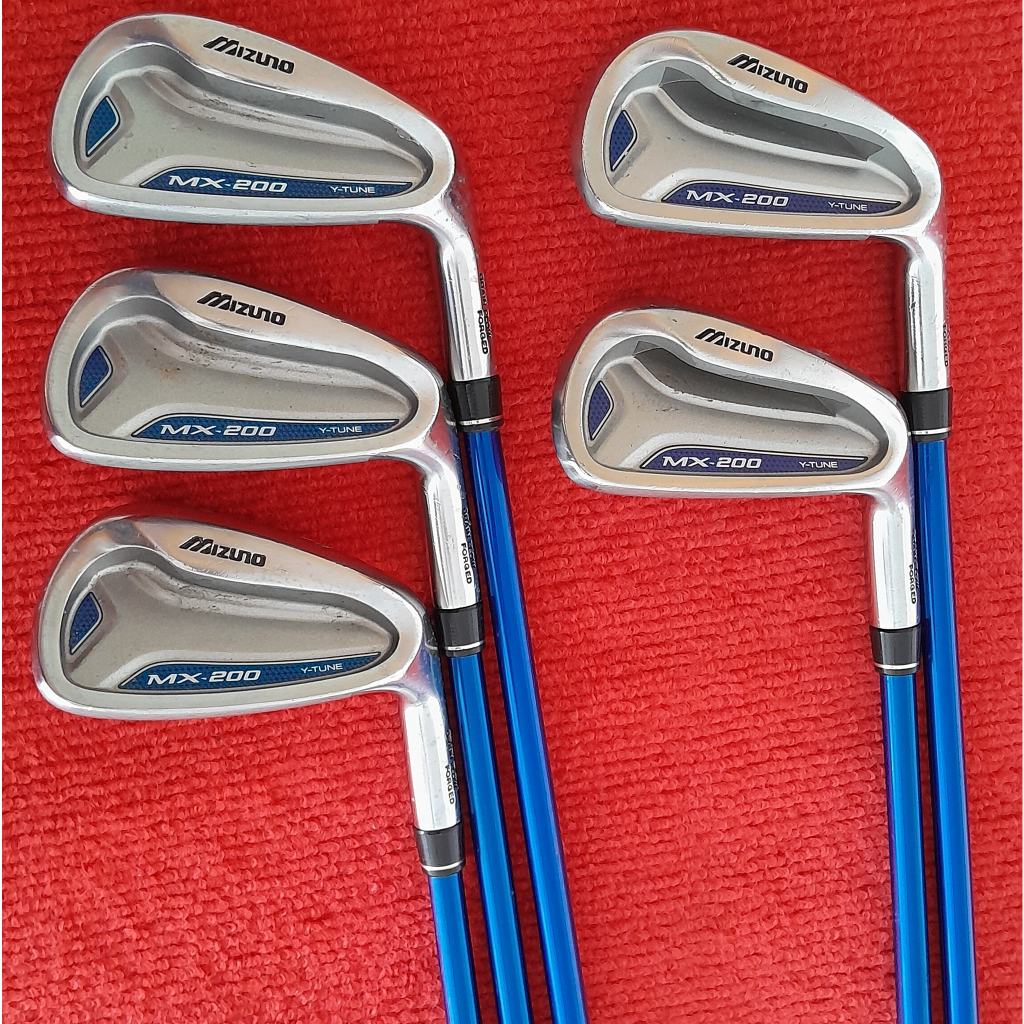 ไม้กอล์ฟ - ชุดเหล็ก Mizuno รุ่น MX-200 Y-TUNE- เหล็ก 6,7,8,9,P - flex R - มือสอง (ไลน์ light_sara)