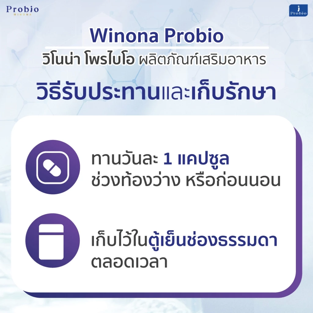 Winona Probio MSMC (สูตร1) 2 กล่อง จุลินทรีย์มีชีวิต โพรไบโอติกส์ สายพันธุ์ไทย thumbnail 7