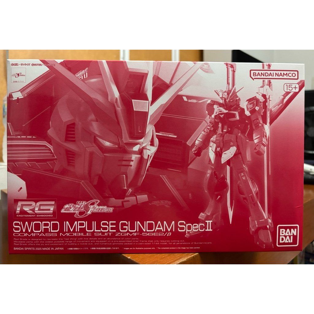 p-bandai RG 1/144 Sword Impulse Gundam Spec II มือหนึ่ง gundam seed freedom