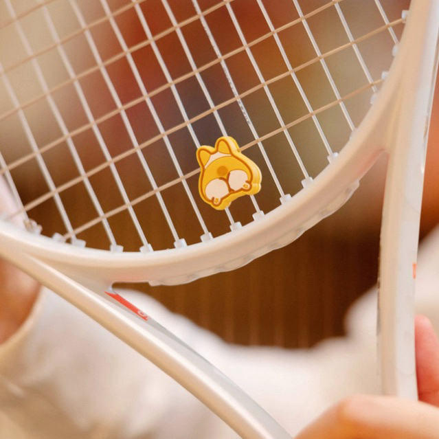 [พร้อมส่ง] Gusto Zoo Tennis dampener กันสะเทือนไม้เทนนิส ลาย Corgi