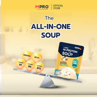 ใหม่! MPRO ซุปโปรตีนสูงผสมวิตามิน B รวม จากเนื้อไก่แท้ อร่อย ทานง่าย - รสฟักทองญี่ปุ่น ขนาด 175 กรัม
