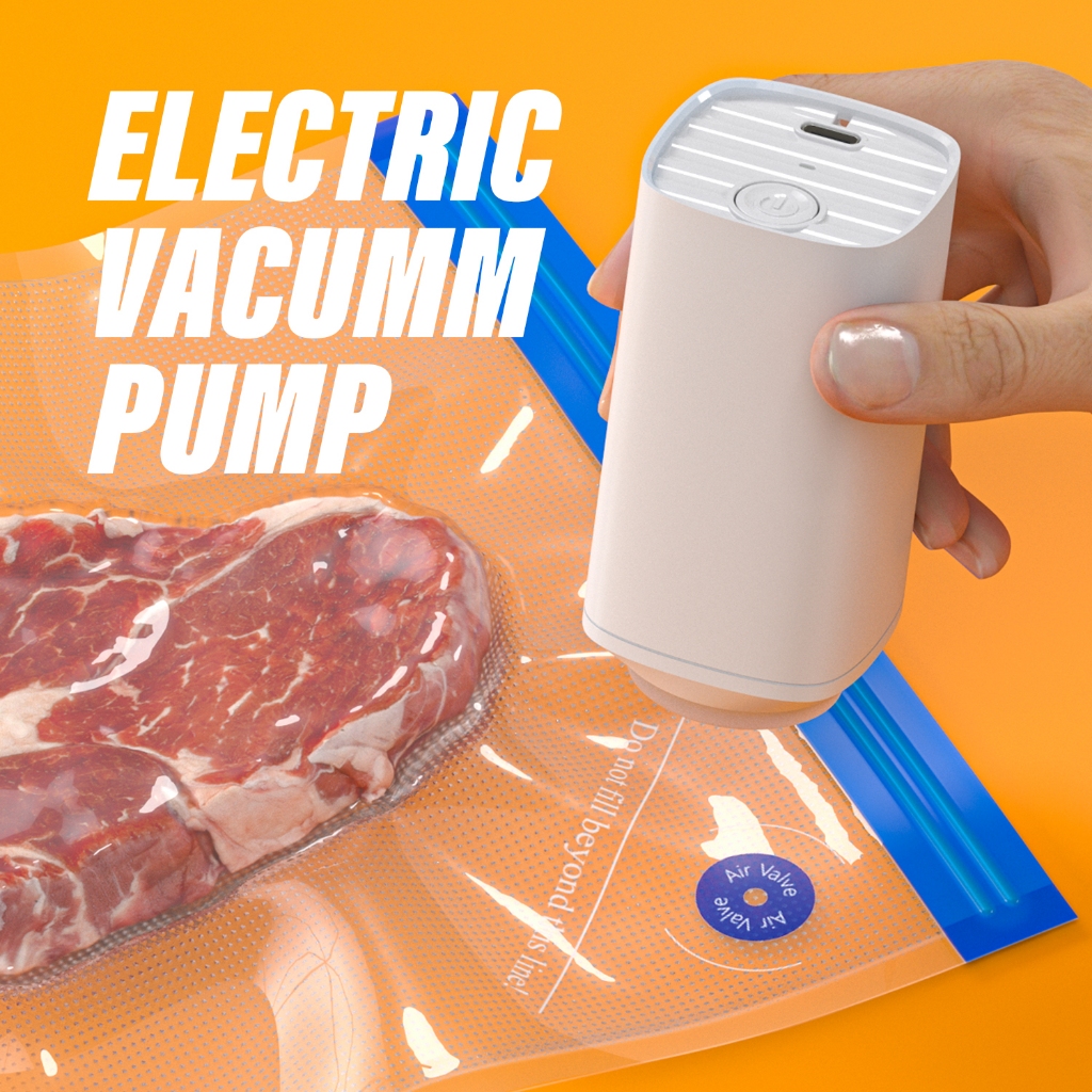 Portable Vacuum Pump ปั๊มไฟฟ้าอเนกประสงค์ ปั๊มสุญญากาศแบบพกพา ปั๊มลมขนาดเล็ก Vacuum Sealer