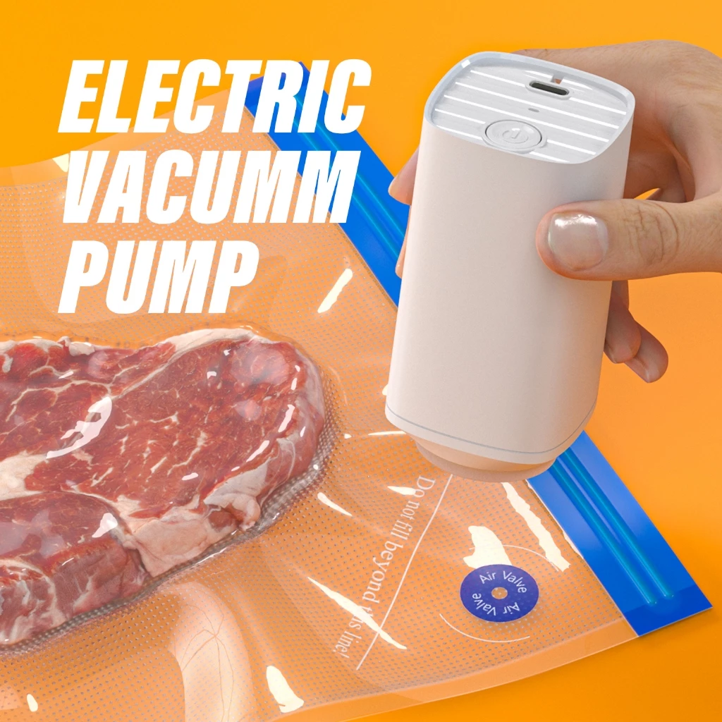 Portable Vacuum Pump ปั๊มไฟฟ้าอเนกประสงค์ ปั๊มสุญญากาศแบบพกพา ปั๊มลมขนาดเล็ก Vacuum Sealer