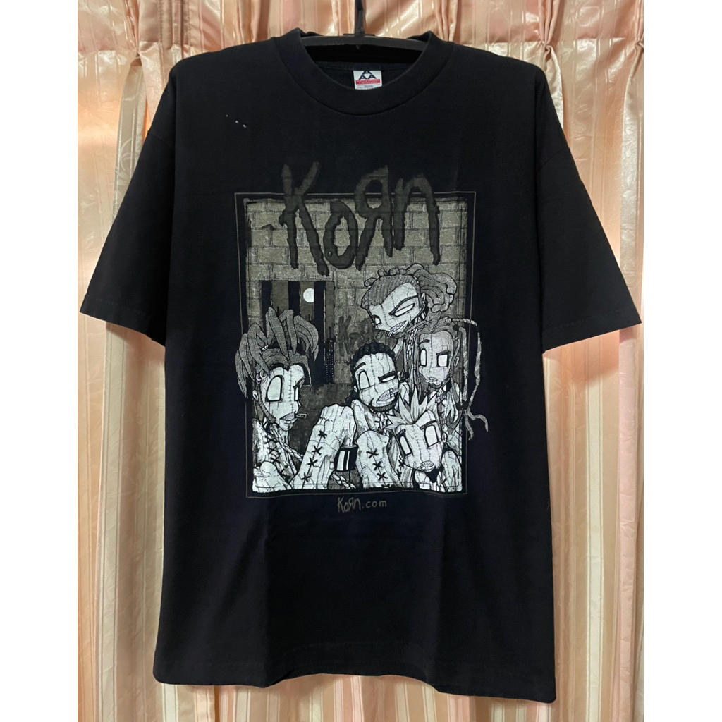 เสื้อยืดวินเทจ VTG วง KORN Tour ปี 2000