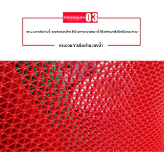 แผ่นกันลื่นในห้องน้ำ หนา3.58mm แผ่นยางกันลื่น ในห้องน้ํา ห้องครัว ทำความสะอาดง่าย PVC แผ่นรองกันลื่น มีให้เลือกหลายขนาด