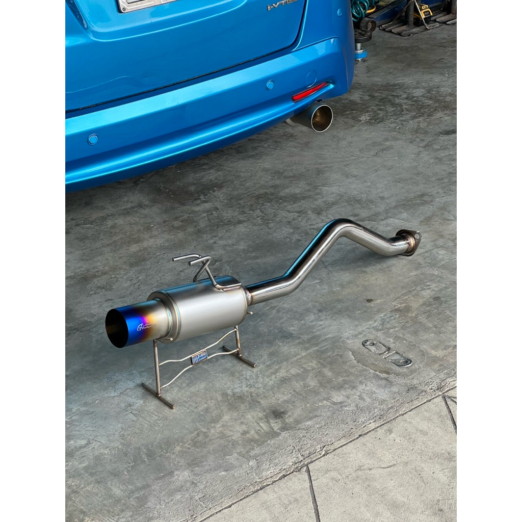 ท่อชุดคิทใบ 8 นิ้ว ปาก 3.5 นิ้ว Honda Jazz GD GK GE GM5 GM6 FD FB City1.0 Vios gen 2,3 สแตนเลส 8“ งานยิงทราย