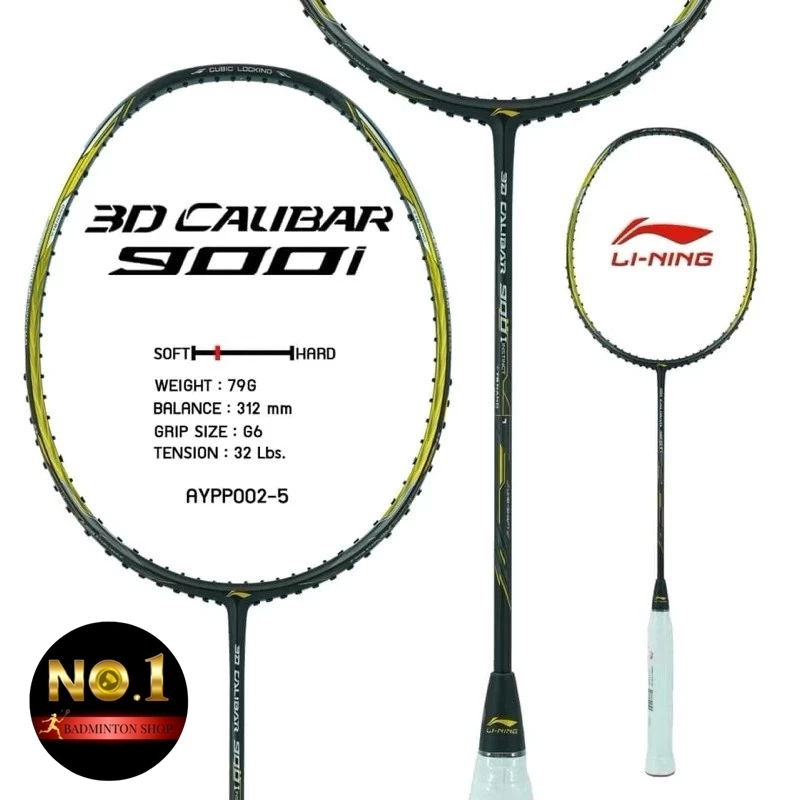 LI-NING 3D CALIBAR 900I 4U ไม้แบดมินตัน แท้ 💯 By. No.1 Badminton Shop (โปรดอ่านรายละเอียดก่อนสั่ง)