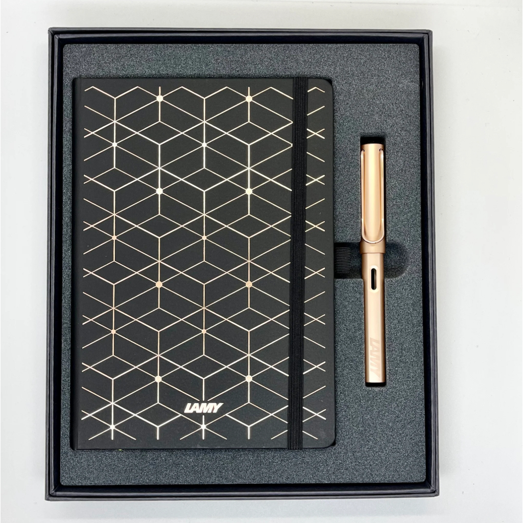 LAMY Lx Rose Gold Fountain Pen Limited Edition 2016 & Notebook Gift Set (ปากกาลามี่ ด้าม-คลิปสีโรสโกลด์) - รูปที่ 3