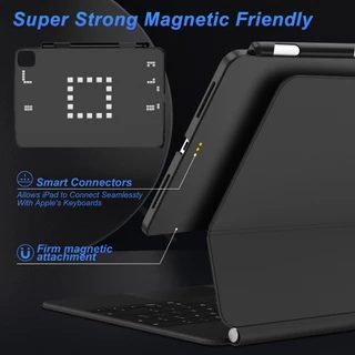 GOOJODOQ เคส Magnetic Cover Buddy สำหรับ Ipad เคสป้องกันพร้อมช่องใส่ปากกา