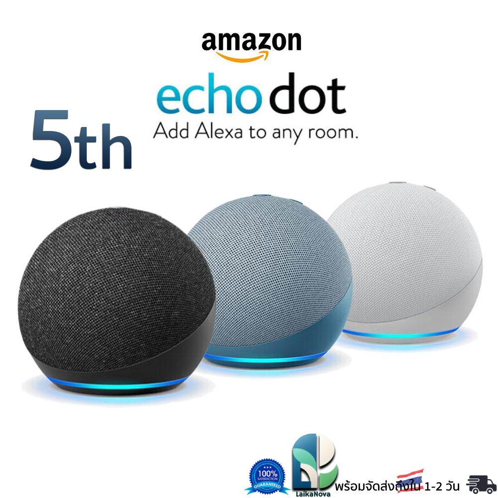 Alexa Echo Dot (5th Gen, 2022) ลำโพงอัจฉริยะ กับคุณภาพเสียงที่ดีขึ้นกว่า | พร้อมส่งในไทย