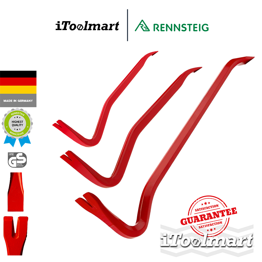 RENNSTEIG ชะแลง ด้ามหกเหลี่ยม / ด้ามกลม ยาว 600 mm. - 1000 mm.