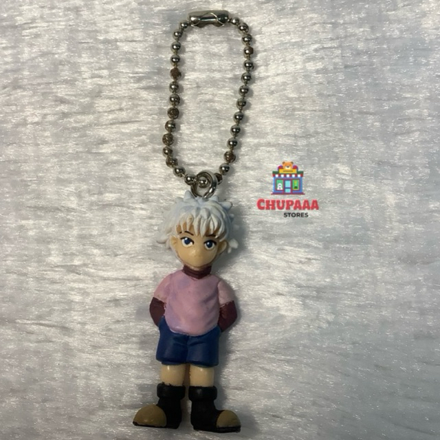 Hunter x Hunter Killua Figure Keychain | ฮันเตอร์ x ฮันเตอร์ ฟิกเกอร์พวงกุญแจคิรัวร์ แบรนด์ Banprest