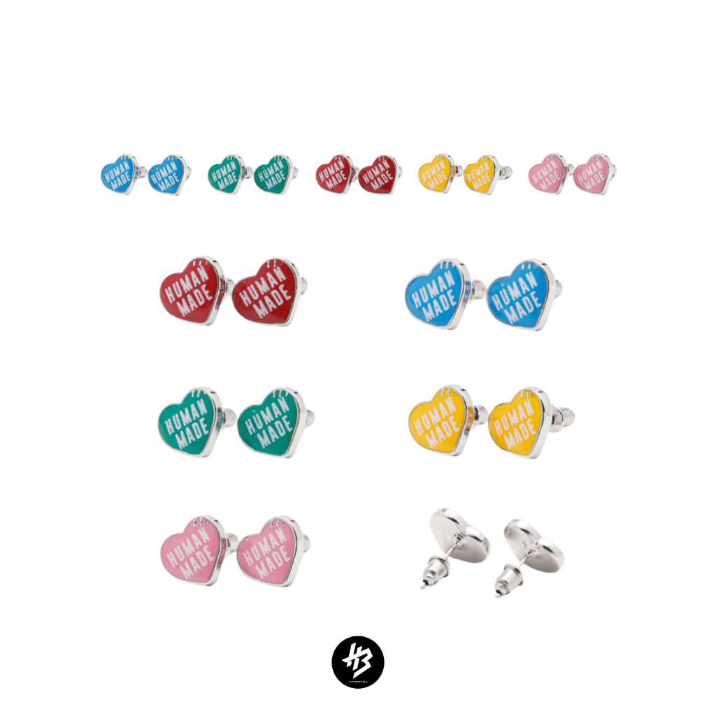 [ของแท้] ต่างหู HUMAN MADE HEART EARRINGS พร้อมส่ง - รูปที่ 2