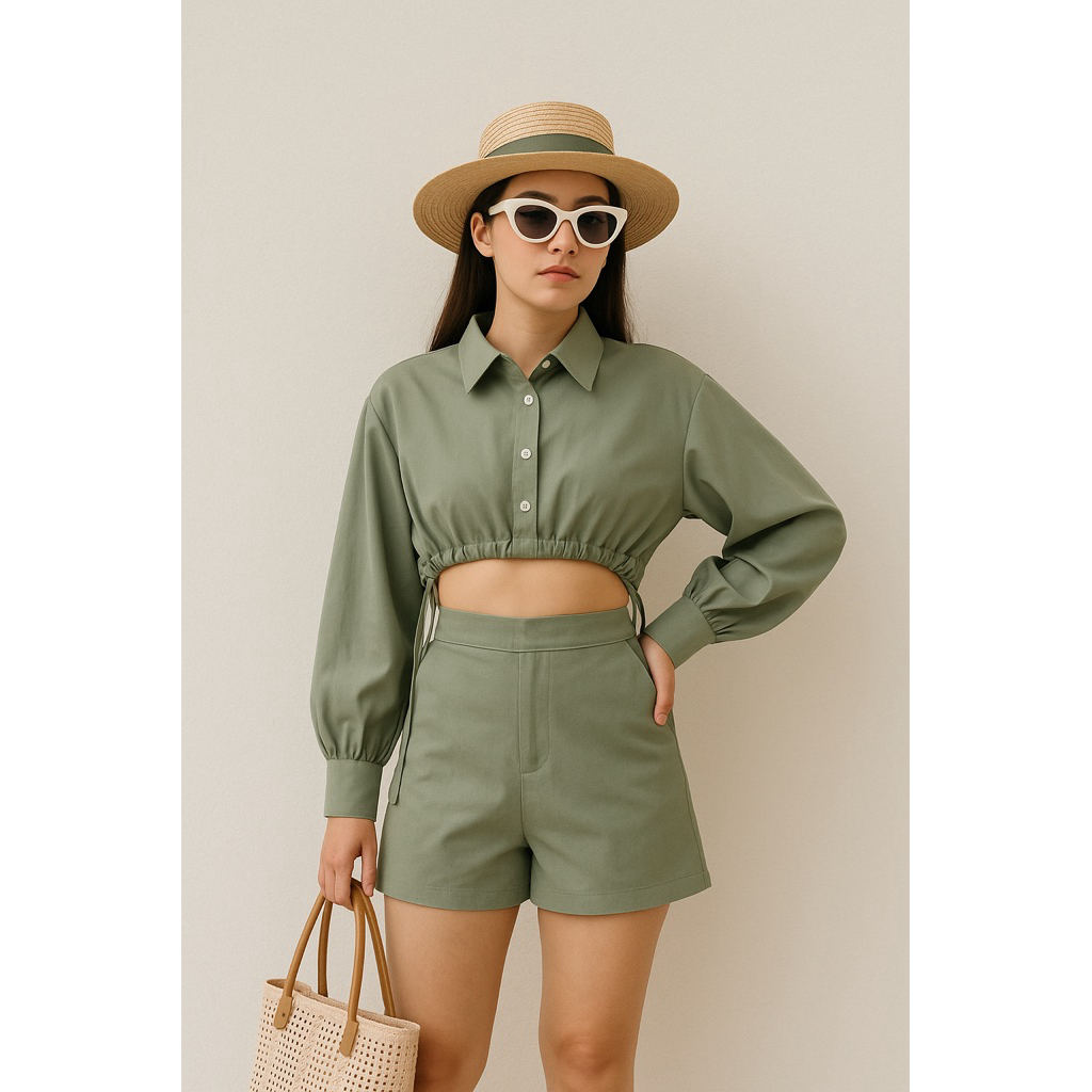 ชุดเซตงานป้าย akkara studio สีเขียว