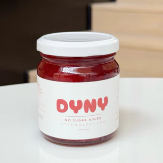 Dyny แยมสตรอว์เบอร์รี่เพื่อสุขภาพ ไม่ได้ใส่น้ำตาลเพิ่ม ไม่ใส่สารกันบูด