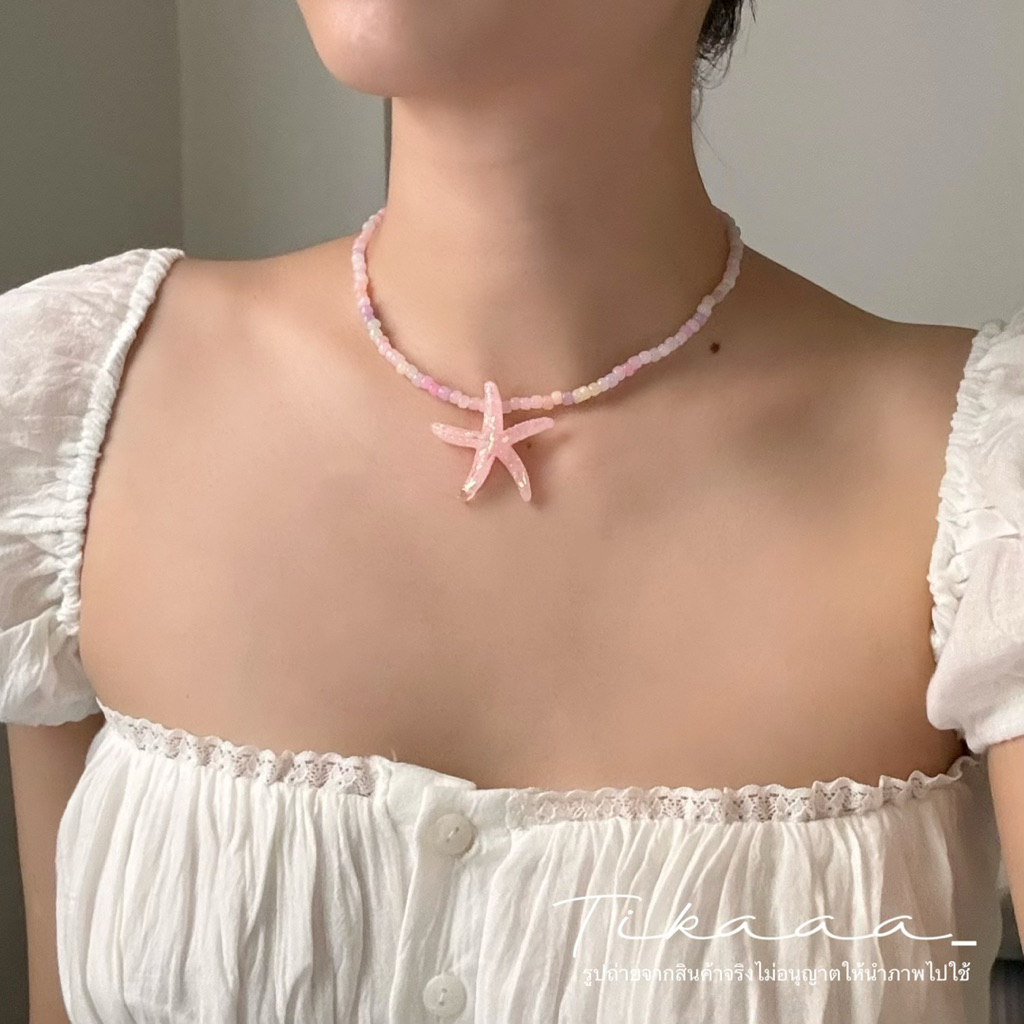 สร้อยหางปลา สร้อยปลาดาว สร้อยลูกปัดใส่ไปทะเล จี้หางปลา และ จี้ผีเสื้อเล่นแสง 🧜🏻‍♀️🦋 - รูปที่ 3