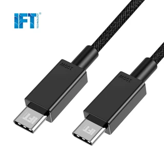 IFT CC100-CL27 สายชาร์จไอฟิกซ์ 100w และ 27w รูปแบบสาย C to C และ C to L ความยาวให้เลือก 1 ม.- 2 ม.