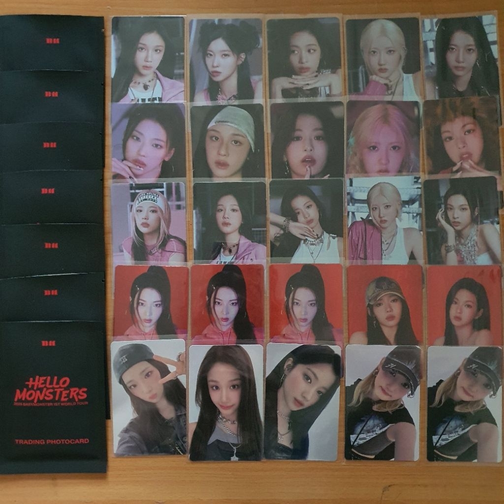 [การ์ดแท้-พร้อมส่ง] - Babymonster - Hello Monsters Trading Photocard