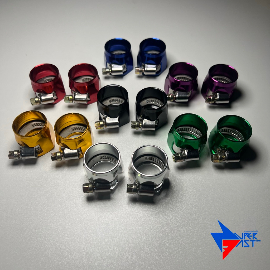 หัวรัดสายหม้อน้ำ Sonic,Dash,LS,PCX,Tena มิเนียม ( 1 คู่ ) งานเกรดดี by ZuperFast