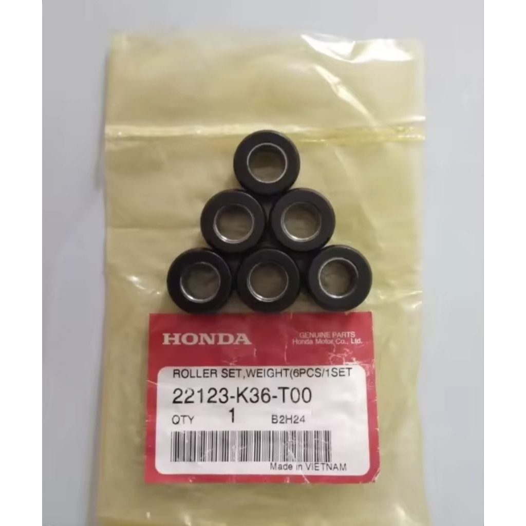 เม็ดตุ้มน้ำหนัก PCX150 (2014-2017 รุ่นไฟหน้า LED) CLICK150i (ทุกรุ่นปี) แท้ศูนย์ 22123-K36-T00

