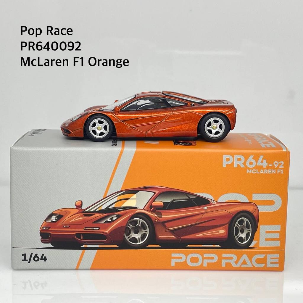 Pop Race  No. PR640092 McLaren F1 Orange
