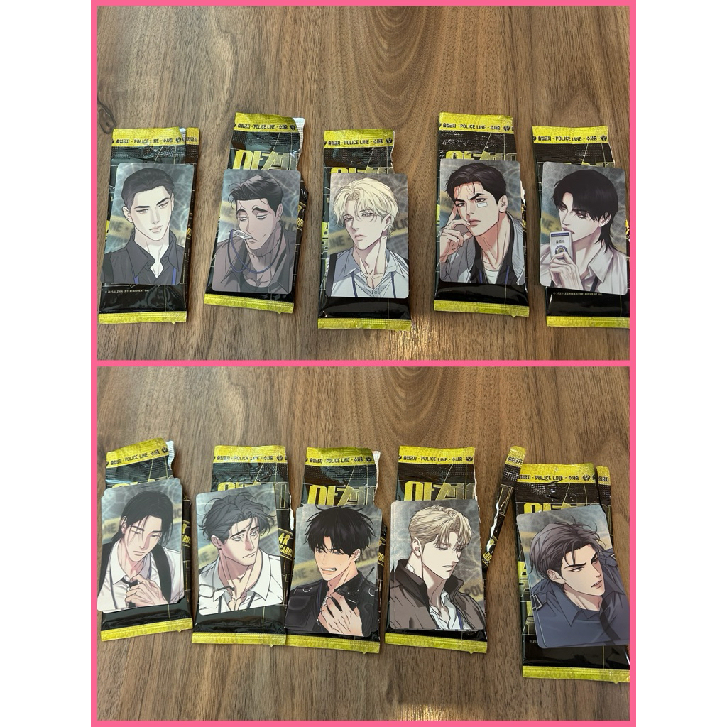 [พร้อมส่ง] พรีเมี่ยมวาย ซองสุ่มการ์ด jmee | lezhin daybreak AR Pothocards