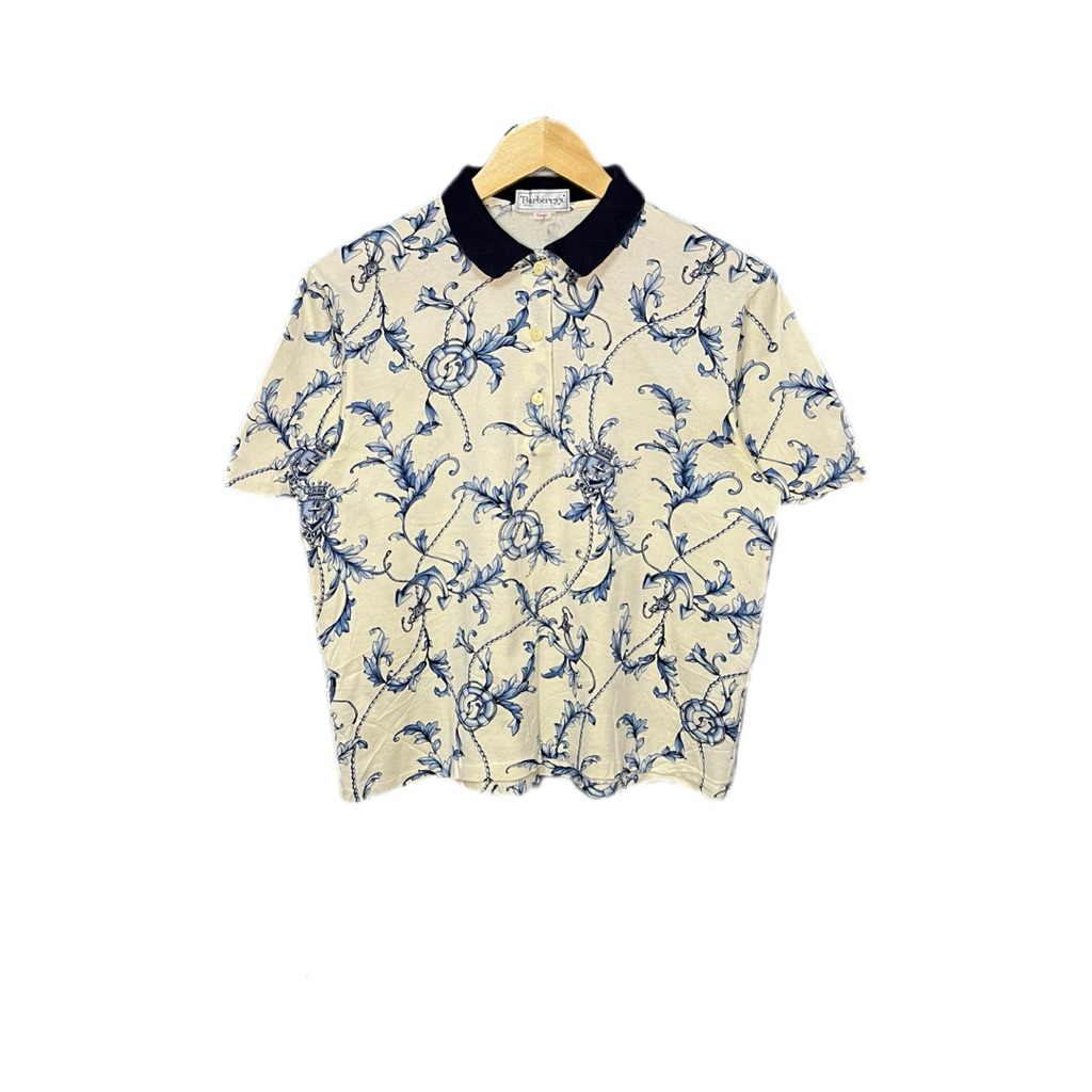เสื้อคอปก burberrys golf 90s มือสอง