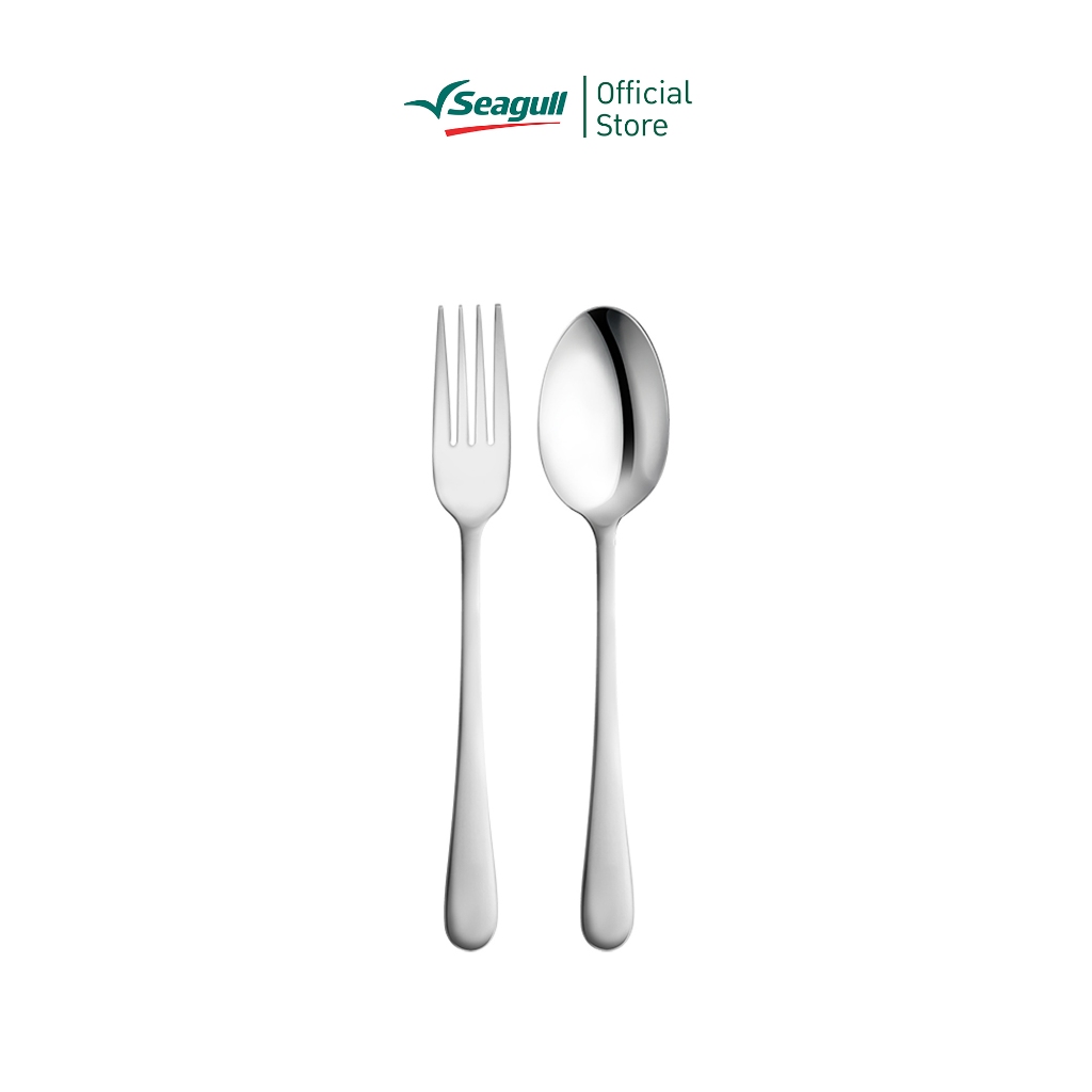 Seagull ช้อนส้อม 3 คู่/แพ็ค รุ่น เคิร์ฟ