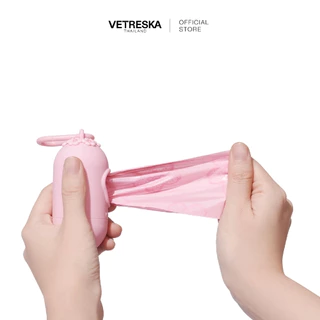 VETRESKA ถุงเก็บอึ กลิ่นซากุระ Cherry Blossom Pet Poop