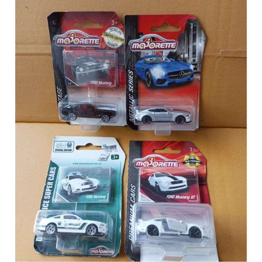 Majorette Limited Edition Cars Mix FORD Mustang รวม ฟอร์ด มัสแตง อิดิชั่น รถเหล็ก 1/64 รวม  (แพ็คไม่สวย) ของแท้ มือ 1