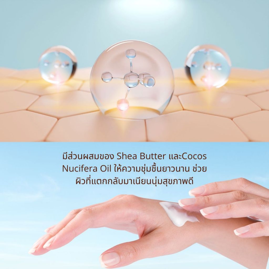 ครีมบำรุงผิวกาย หอมกลิ่นแป้งเด็ก A NATURE CREAM ชุ่มชื้นยาวนาน เนียนนุ่ม 200 ml.(สำหรับคนผิวแห้ง) - รูปที่ 4