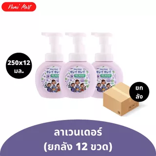 โฟมล้างมือ ขวดปั๊ม (ยกลัง 12 ขวด) คิเรอิ คิเรอิ แบบขวดปั๊ม ปริมาณ 250x12 มล. มีให้เลือก 6 สูตร