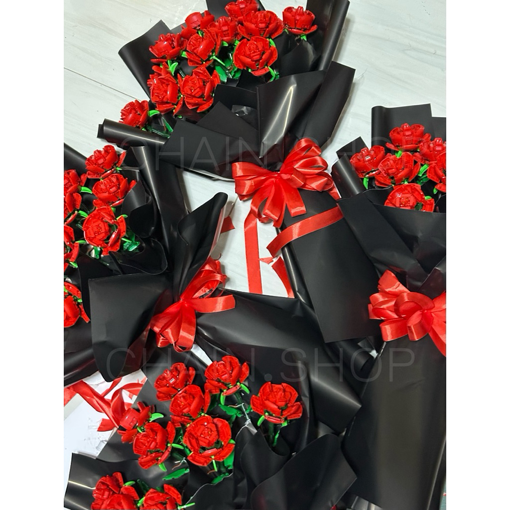 ช่อดอกกุหลาบเลโก้ เซอร์ไพรส์แฟน ของขวัญวันเกิด พร้อมเข้าช่อ