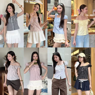 3pcs.basket "T2509" Summer top เสื้อแขนตุ๊กตา