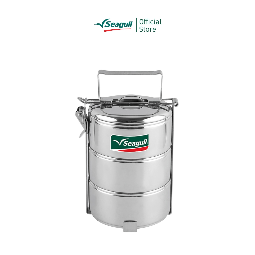Seagull ปิ่นโต 12 ซม. 3 ชั้น รหัส 100350123