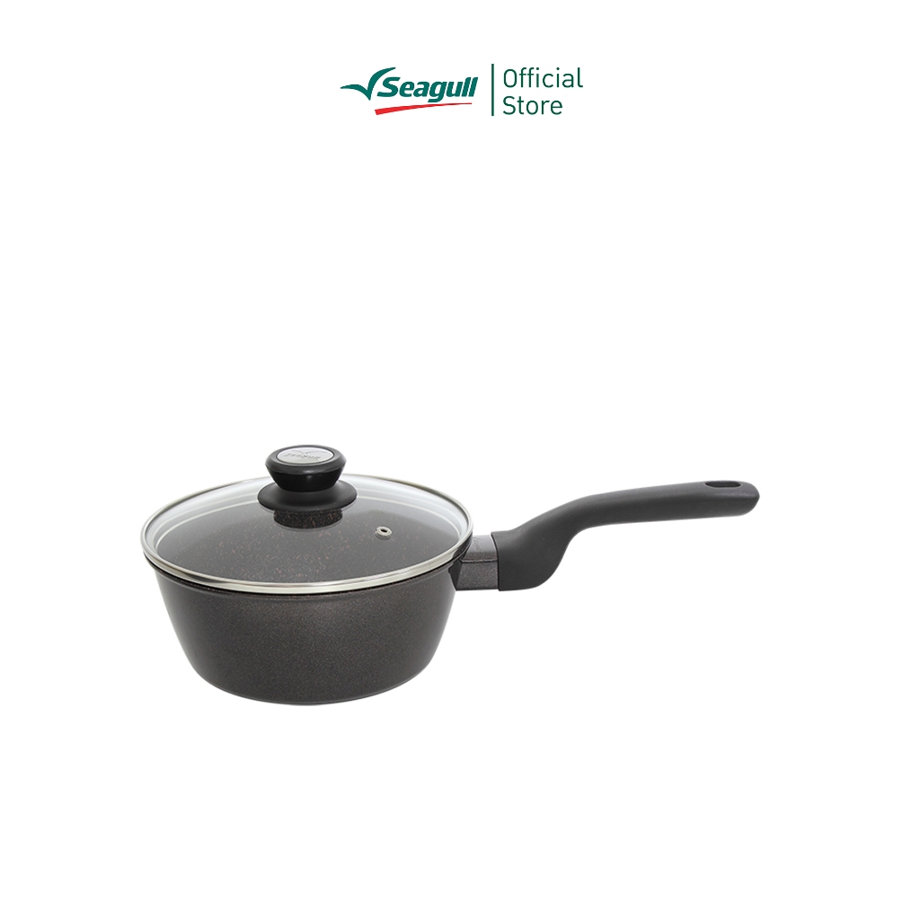 Seagull หม้อด้าม อัลทิเมท 20 ซม. พร้อมฝาแก้ว