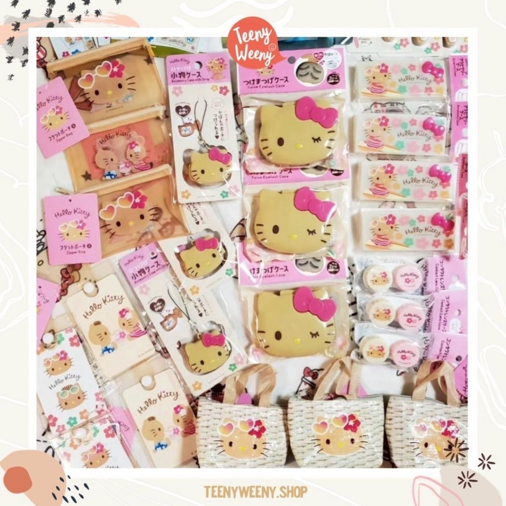 กระเป๋าใส่เหรียญ รุ่นคิตตี้ผิวแทน Kitty Zippy Coin Purse