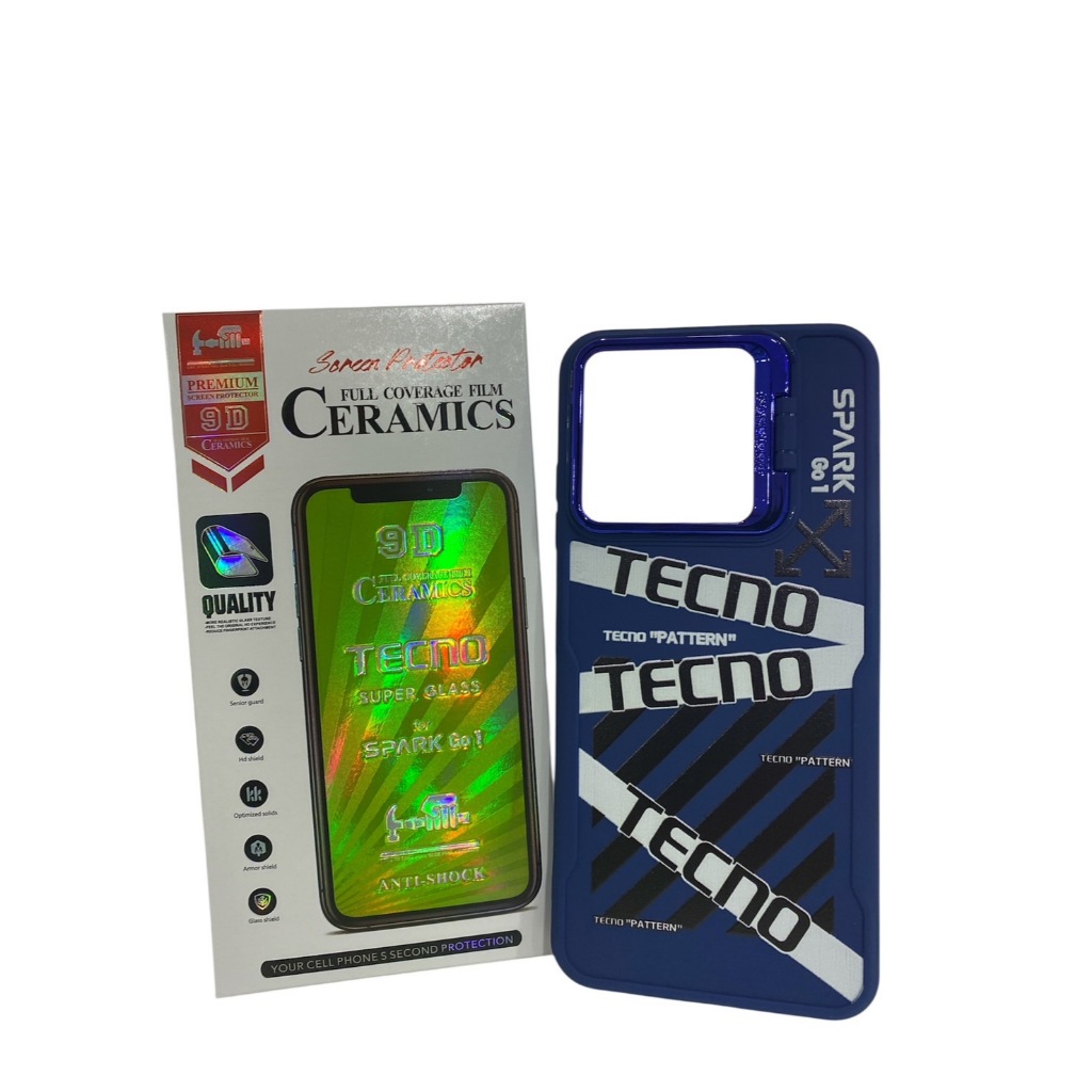 เคส+ฟีมล์กระจก TecnoSpark Go1/Go1s ของแท้จากศูนย์