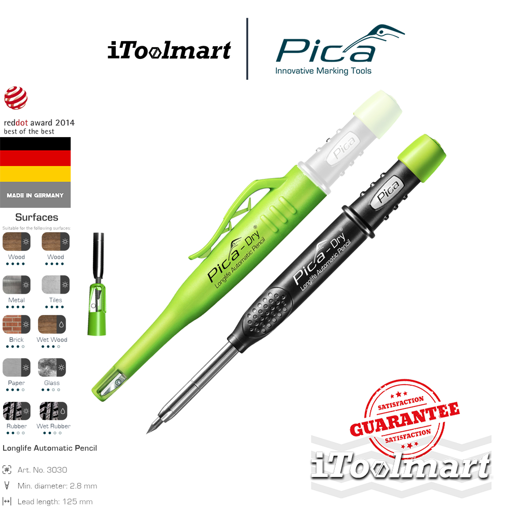 PICA ดินสอเขียนงาน PICA DRY 3030/SB Longlife Automatic Pencil